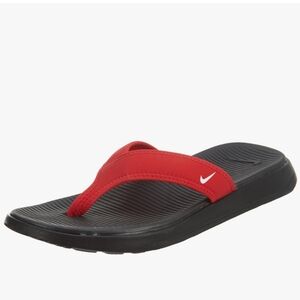 Nike Men's Ultra Celso Thong Athletic Flip Flop Sandals Neoprene Red